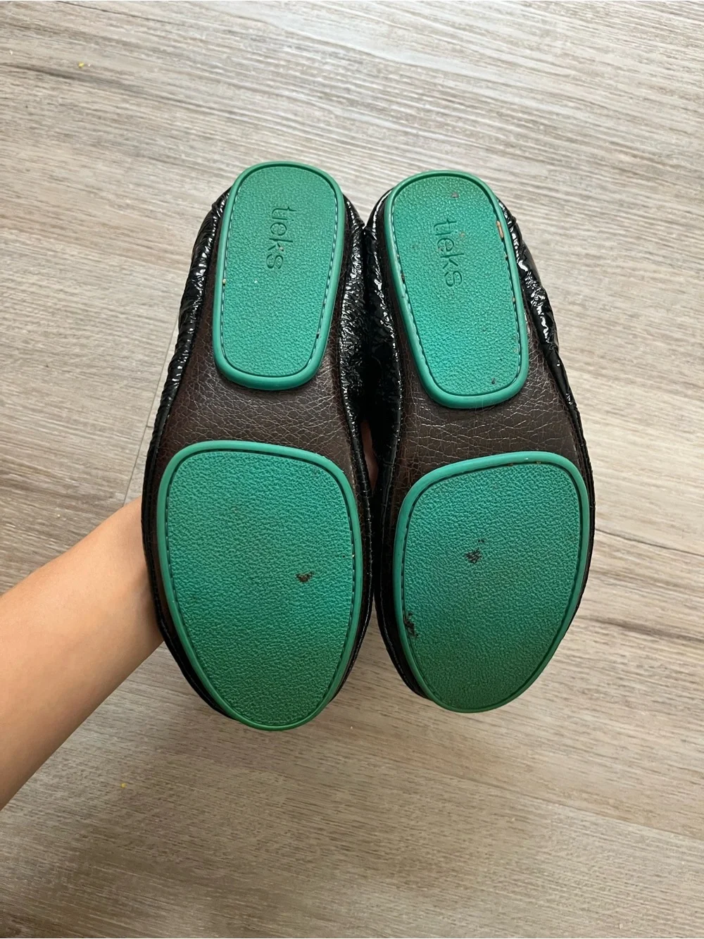 Tieks Obsidian Black Size 7